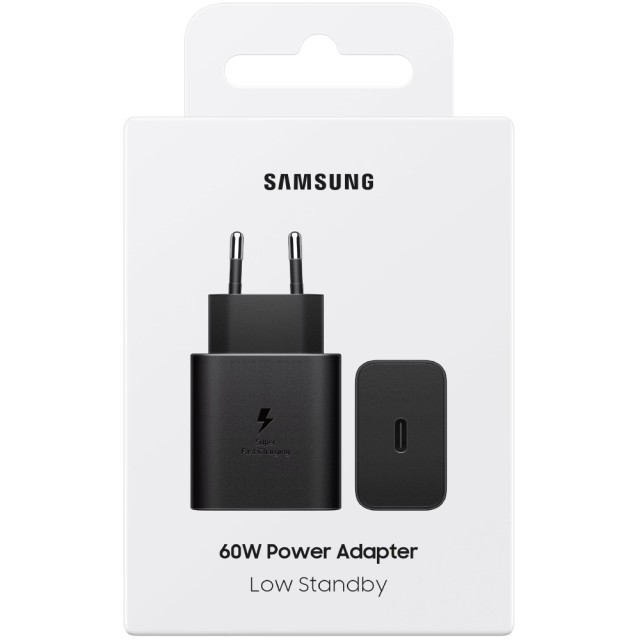 Φορτιστής Ταξιδίου Samsung EP-T6010NBEGWW USB-C GaN 60W Power Delivery Μαύρος Φορτιστής Ταξιδίου Samsung EP-T6010NBEGWW USB-C GaN 60W Power Delivery Μαύρος