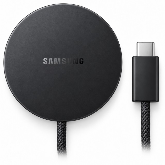 Ασύρματος Φορτιστής Slim Samsung EPP2900BBEGWW Qi2.2 25W MagSafe και MPP με USB-C Braided Καλώδιο Μαύρος Ασύρματος Φορτιστής Slim Samsung EPP2900BBEGWW Qi2.2 25W MagSafe και MPP με USB-C Braided Καλώδιο Μαύρος