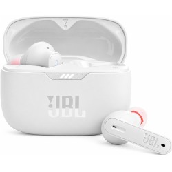 Bluetooth Hands Free JBL Tune 230NC In-ear v5.2 TWS IPX4 Pure Bass με 4-Mic ANC Smart Ambient Λευκά