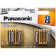 Μπαταρία Αλκαλική Panasonic Everyday Power LR03EPS/8BP size AAA 1.5V Τεμ, 8