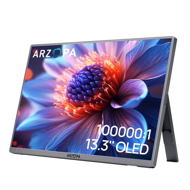 Arzopa A3C Pro OLED HDR Φορητό Monitor 13.3″ FHD 1ms HDR 10 with Sleeve Bag
