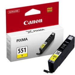 Ink Canon No 551 CLI-551 Yellow Ink - 7ml Ink Canon No 551 CLI-551 Yellow Ink - 7ml