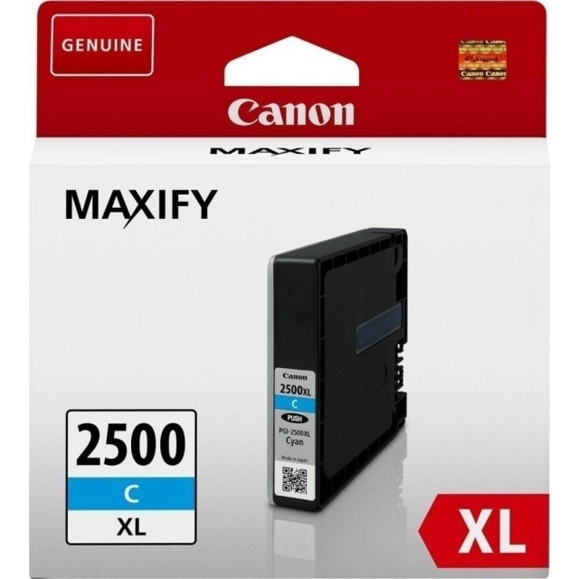 Canon PGI-2500XLC High Yield Cyan Ink Cartridge 1,75k