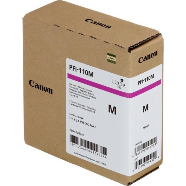 Ink Pingment Canon PFI-110M Magenta 2366C001 160ml