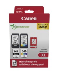 Canon PG-545XL, CL-546XL High Capacity Black, Tricolour Ink