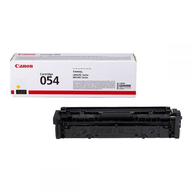 Toner Laser Canon Crtr CRG-054Y Yellow - 1.2K Pgs