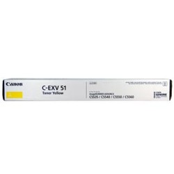 Toner Copier Canon C-EXV51Y Yellow -60K Pgs