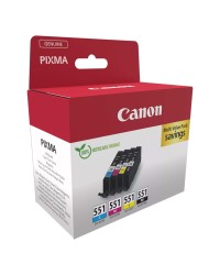 Canon Μελάνι Inkjet CLI-551 CMYK Carton Pack
