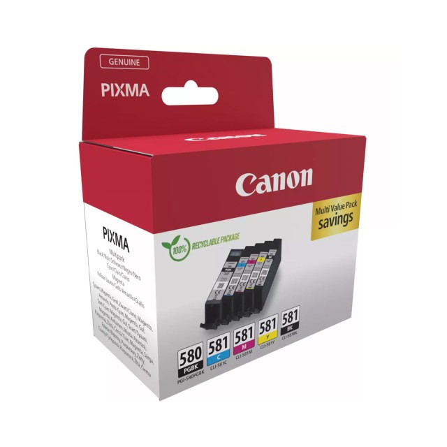 CANON PGI580 CLI581 INK MULTI PACK - 2078C007