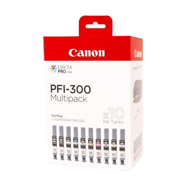 Canon PFI-300 Ink Multipack 10 Colors