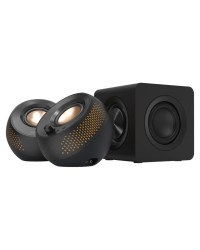 Creative Pebble X Plus Bluetooth Ηχεία 2.0 με RGB Φωτισμό και Subwoofer, Ισχύος 30W RMS, Black