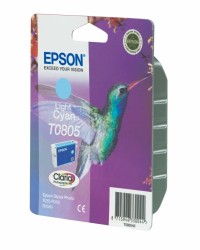 Ink Epson T0805 C13T08054020 Light Cyan Crtr - 410Pgs