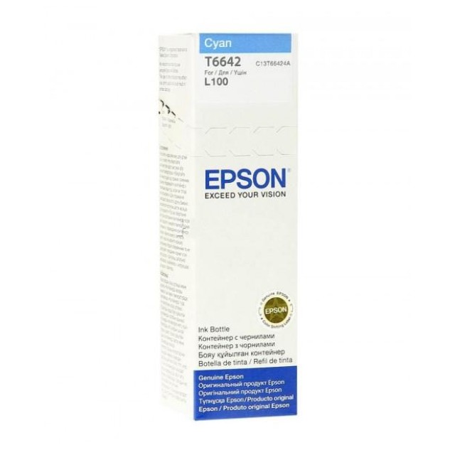 Ink Epson T66424A Cyan in bottle (70ml) Dye Colour Ink