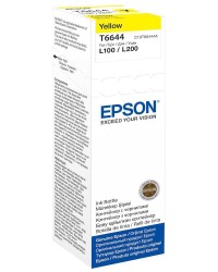 Ink Epson T66444A Yellow in bottle (70ml) Dye Colour Ink