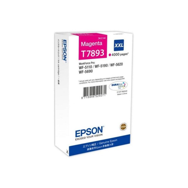 Ink Epson T789340 Magenta with pigment ink -Size XXL
