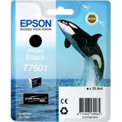 Ink Epson T7601 C13T76014010 Ultrachrome HD Photo Black - 26ml Ink Epson T7601 C13T76014010 Ultrachrome HD Photo Black - 26ml