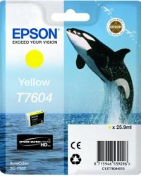 Ink Epson T7604 C13T76044010 Ultrachrome HD Yellow - 26ml