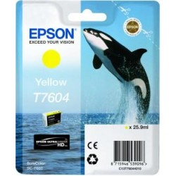 Ink Epson T7604 C13T76044010 Ultrachrome HD Yellow - 26ml