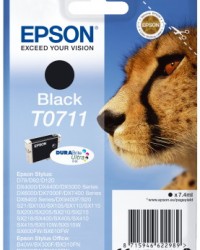 Ink Epson T0711 C13T07114020 Ultra Black - 7,4ml - 245Pgs