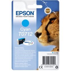 Ink Epson T0712 C13T07124020 Ultra Cyan - 5,5ml Ink Epson T0712 C13T07124020 Ultra Cyan - 5,5ml