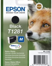 Ink Epson T12814011 Black with pigment ink new series Fox-Size M