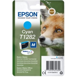 Ink Epson T12824011 Cyan with pigment ink new series Fox-Size M