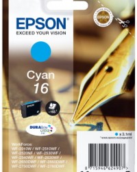 Ink Epson T162240 Cyan with pigment ink