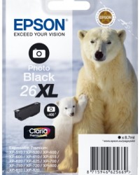 Ink Epson T263140 XL Photo Black with pigment ink