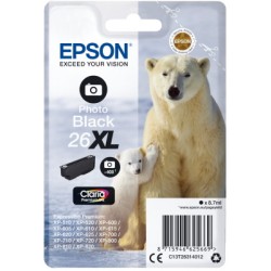 Ink Epson T263140 XL Photo Black with pigment ink Ink Epson T263140 XL Photo Black with pigment ink