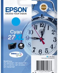 Ink Epson 27XL C13T27124010 Cyan Crtr -1100Pgs - 10.4ml