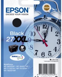 Ink Epson 27XXL C13T27914010 Black Crtr -2200Pgs - 34.10ml