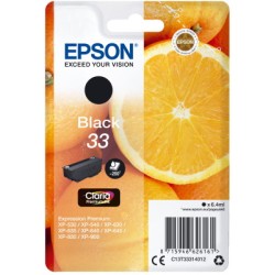 Ink Epson 33 C13T33314012 Claria Premium  Black - 6.4ml