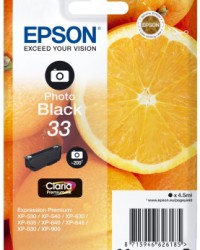 Ink Epson 33 C13T33414012 Claria Premium  Photo Black - 4.5ml