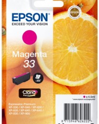 Ink Epson 33 C13T33434012  Claria Premium  Magenta - 4.5ml