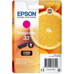 Ink Epson 33 C13T33434012  Claria Premium  Magenta - 4.5ml