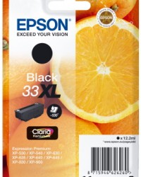 Ink Epson 33XL C13T33514012 Claria Premium  Black - 12.2ml