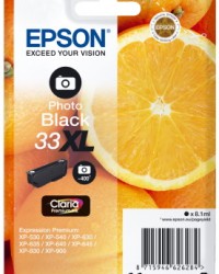 Ink Epson 33XL C13T33614012  Claria Premium  Photo Black 8.1ml