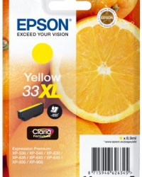 Ink Epson 33XL C13T33644012 Claria Premium  Yellow 8.9ml