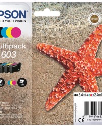 Ink Epson T03U640 C13T03U640 Multipack Black 3.4ml CMY 2.4ml x 3