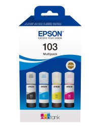 Ink Epson T00S64A Black C+M+Y multipack 4x65ml