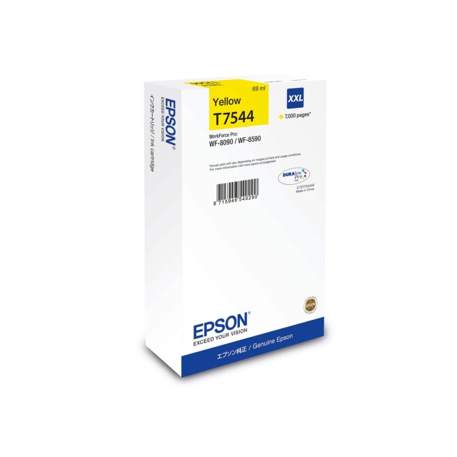 Ink Epson T75444N Yellow with pigment ink -Size XXL