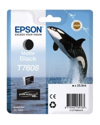 Ink Epson T7608 C13T76084N10 Ultrachrome HD Matte Black - 26ml