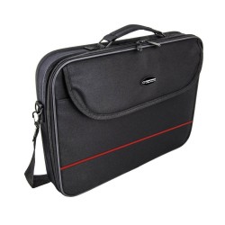 Esperanza Τσάντα Laptop 15.6″ Classic Μαύρο,Κόκκινο