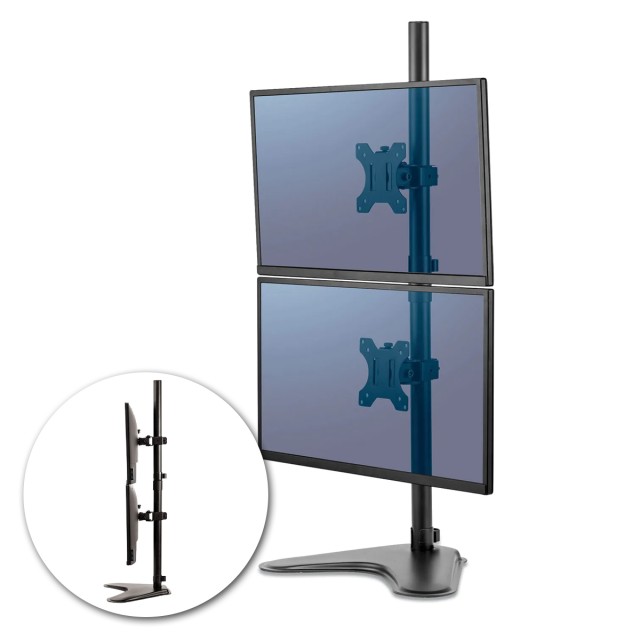 Βραχίονας οθόνης Fellowes Professional Series Freestanding Dual Stacking Monitor 8044001 Βραχίονας οθόνης Fellowes Professional Series Freestanding Dual Stacking Monitor 8044001
