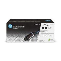 HP 103AD Neverstop Toner Reload Kit 2-Pack W1103AD