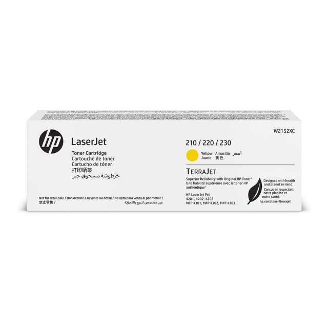 HP W2152XC Yellow Original Contract LaserJet Toner Cartridge