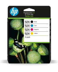 HP 924 CMYK Original Ink Cartridge 4-Pack