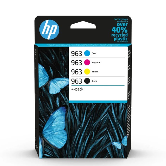 HP 963 CMYK Original Ink Cartridge 4-Pack