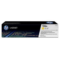Toner Laser HP LJ Color CP1025 126A Yellow - 1K Pgs