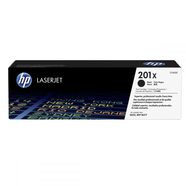 Toner Laser 201X HP LJ Color M252 Black 2.8K Pgs